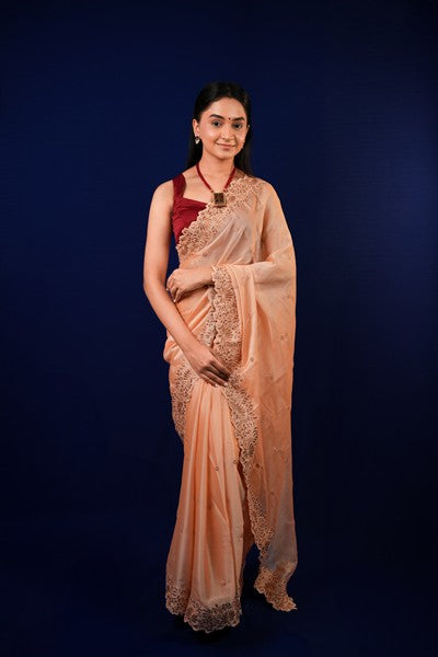 Silk Organza Soft Peach