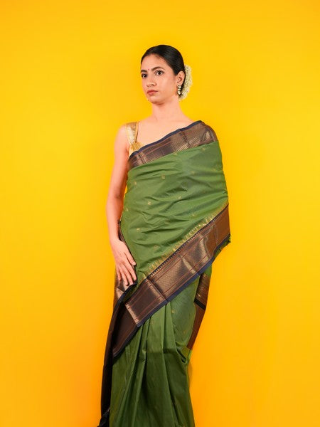 Kanjivaram Silk Sage Green