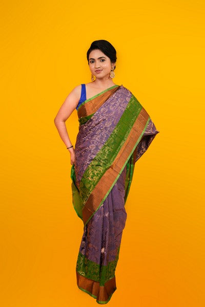 Uppada Allover Dusky Lavender