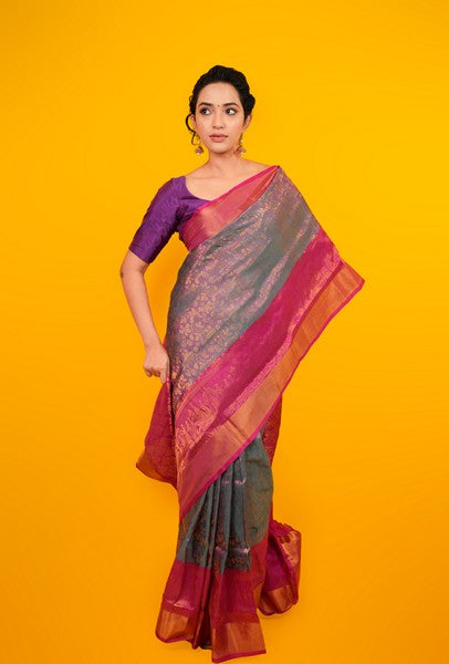 Uppada Allover Dusky Grey