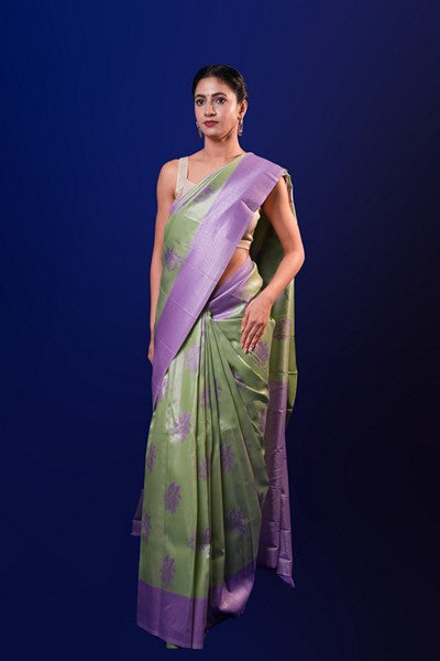 Kanchipuram Silk Sage Green