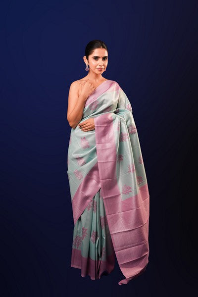 Kanchipuram Silk Light Mint Green