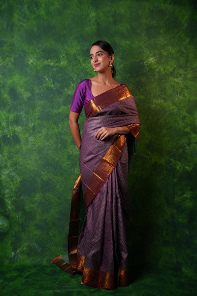 Kanchipuram Luxurious Violet