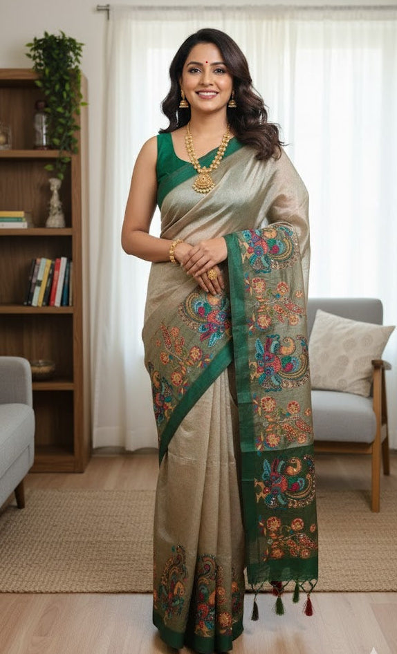 Kalamkari-Style Print