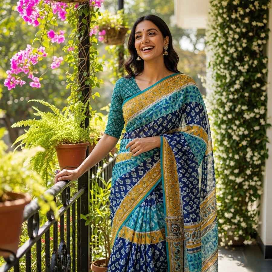 Digital Print Sarees