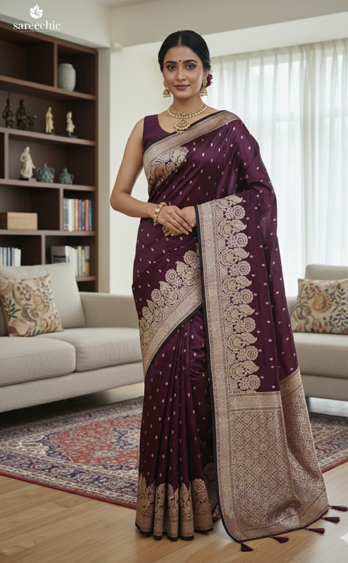 Banarasi Saree with Intricate Zari Work