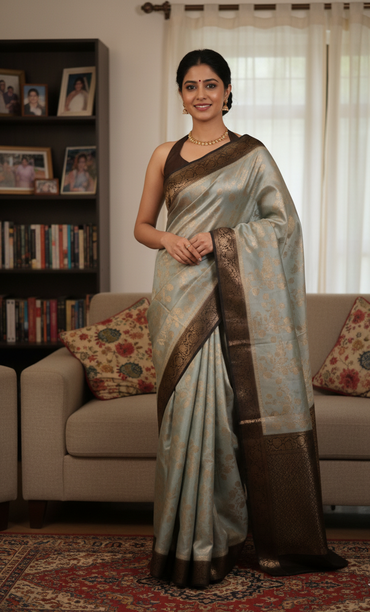 Banarasi Saree   Gold Weave