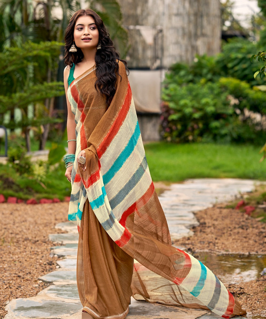 printed chiffon