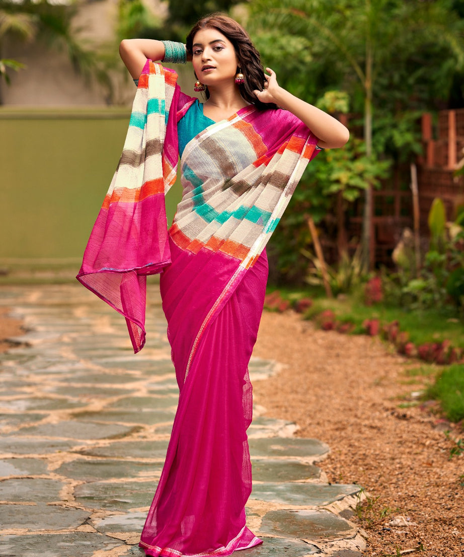 printed chiffon
