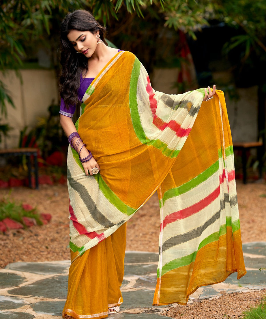printed  chiffon