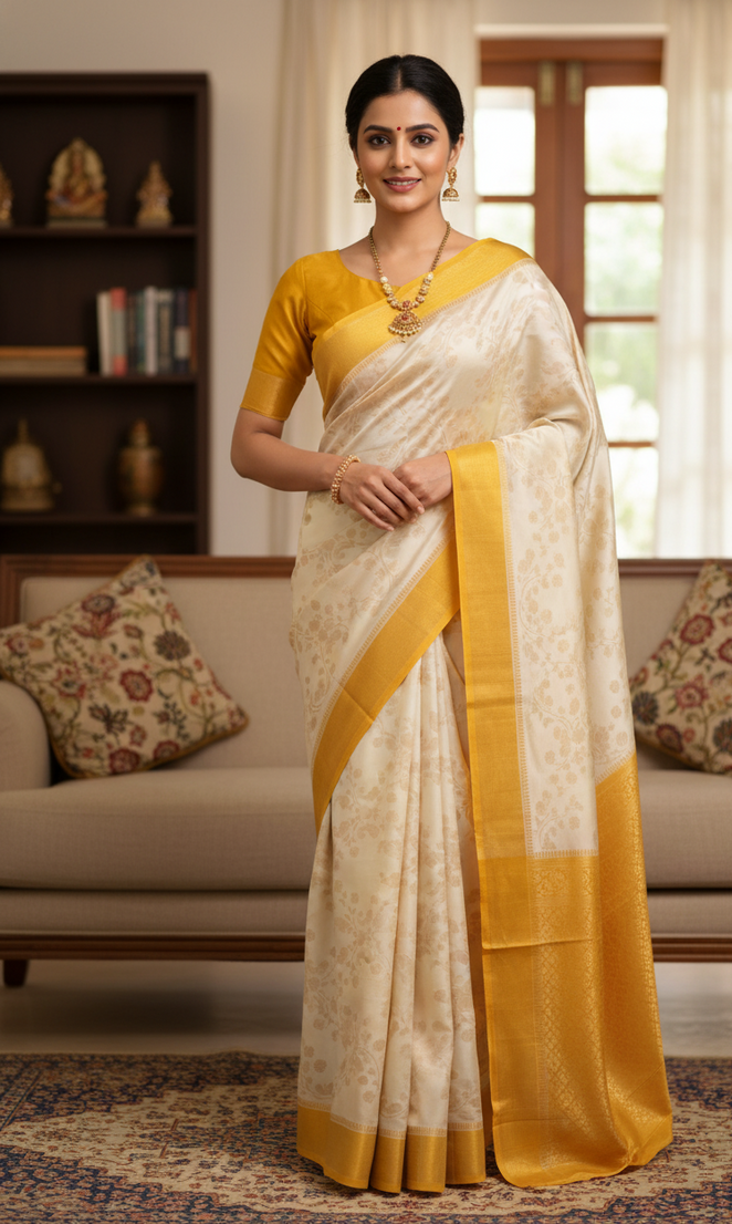 Mashru Katan Silk Banarasi