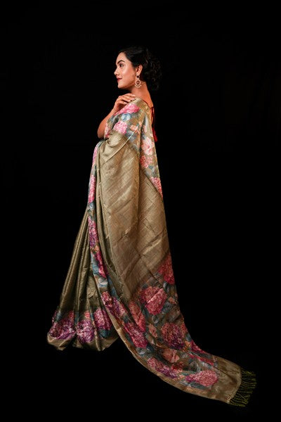 Kankavathi Silk Mix Of Beige