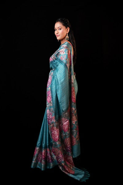 Kankavathi Silk Light Turquoise
