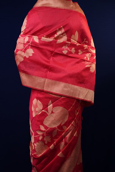 Banarasi Silk Rani Pink