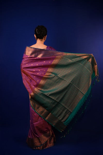 Kanjivaram Silk Purple