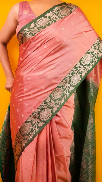 Kanjivaram Silk Dusty Rose