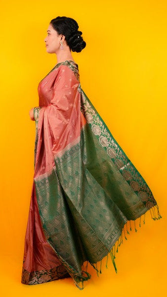 Kanjivaram Silk Dusty Rose