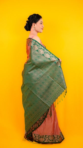 Kanjivaram Silk Dusty Rose