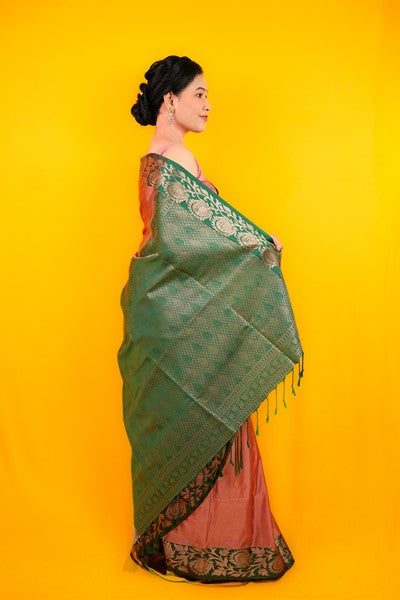 Kanjivaram Silk Dusty Rose