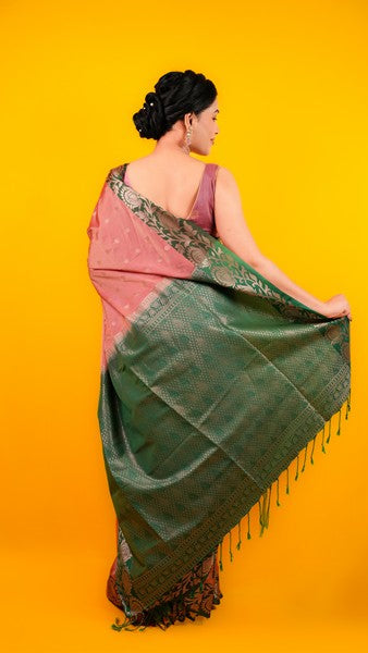 Kanjivaram Silk Dusty Rose