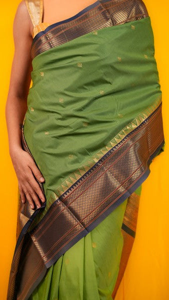 Kanjivaram Silk Sage Green
