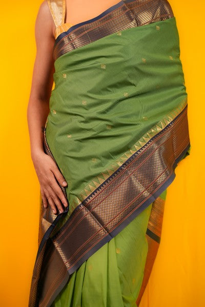 Kanjivaram Silk Sage Green