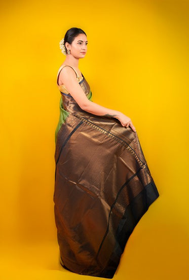 Kanjivaram Silk Sage Green