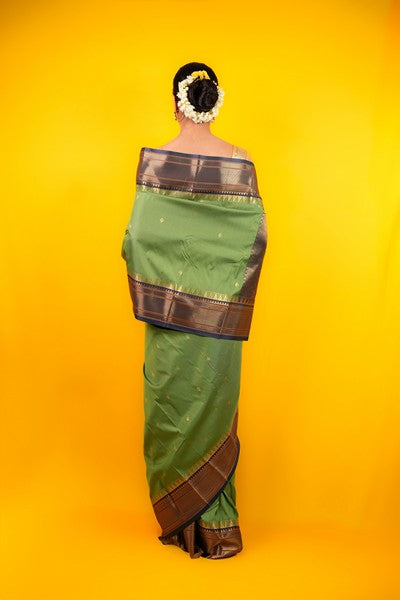 Kanjivaram Silk Sage Green