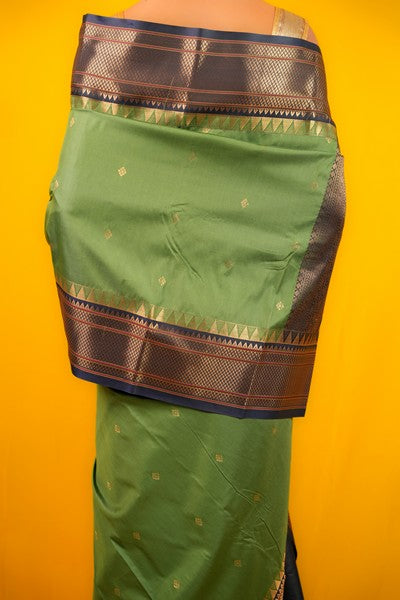 Kanjivaram Silk Sage Green