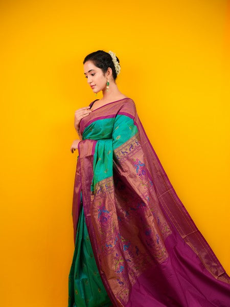 Janani Paithani Pattu