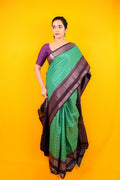 Kanchipuram Silk Luminous Green