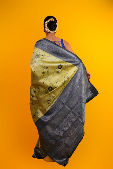 Kanjivaram SilK Olive Green