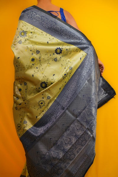 Kanjivaram SilK Olive Green