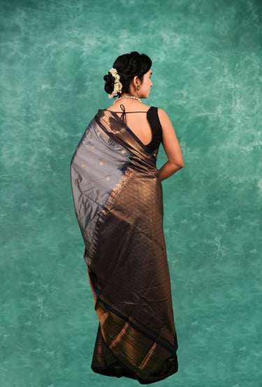 Kanjivaram Silk Gold and Black