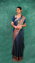 Kanchipuram Silk Navy Blue