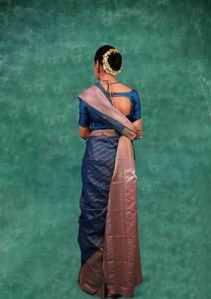 Kanchipuram Silk Navy Blue
