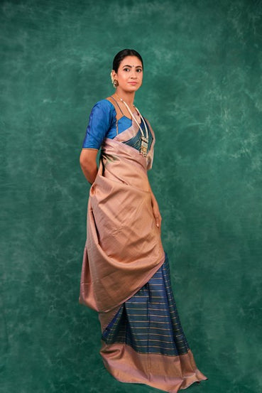 Kanchipuram Silk Navy Blue