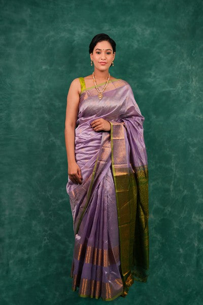 Kanjivaram Silk Soft Lavender