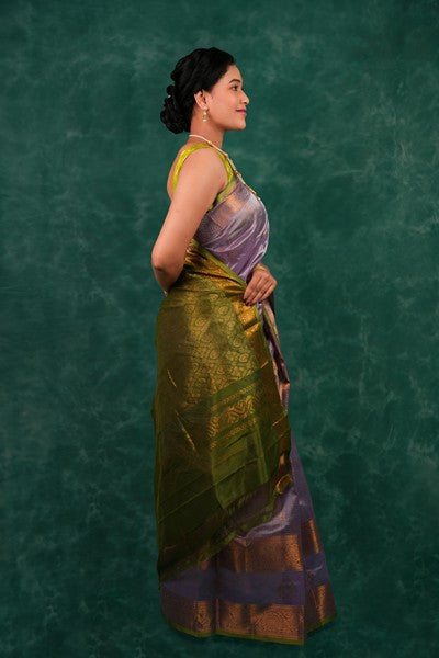 Kanjivaram Silk Soft Lavender