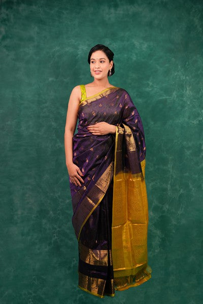 Kanjivaram Silk Purple