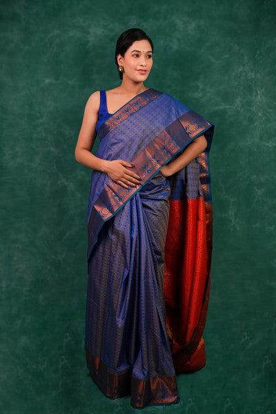 Kanchipuram Silk Royal Blue