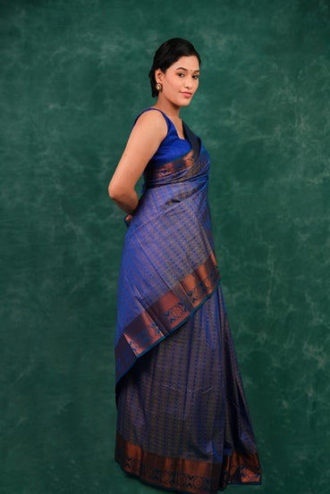 Kanchipuram Silk Royal Blue