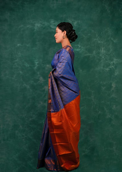 Kanchipuram Silk Royal Blue