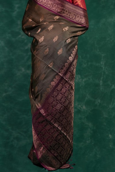 Kardi Butta  Dark Brown