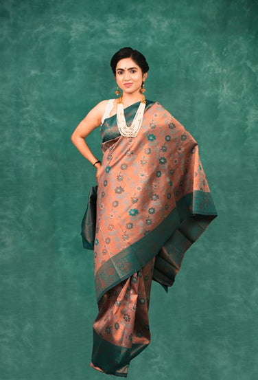 Kanchipuram Silk  Dusty Rose