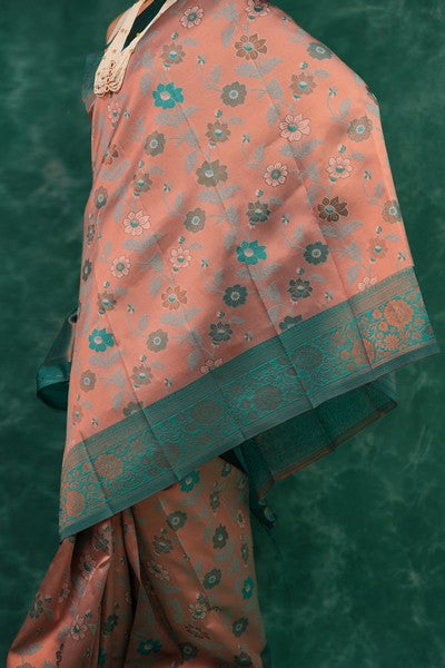 Kanchipuram Silk  Dusty Rose