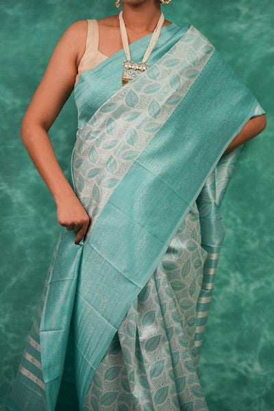 Kanchipuram Silk Light Gray