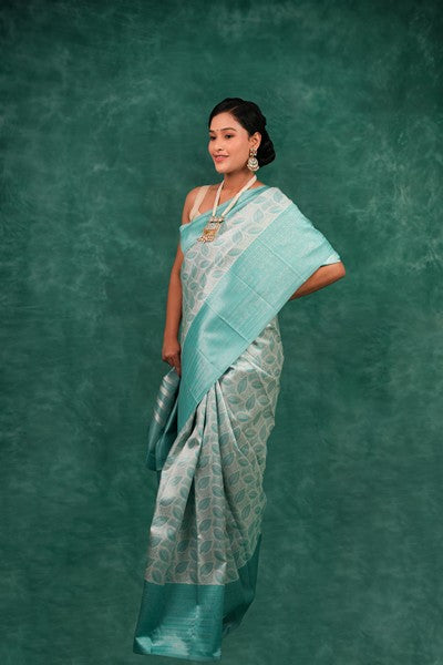 Kanchipuram Silk Light Gray
