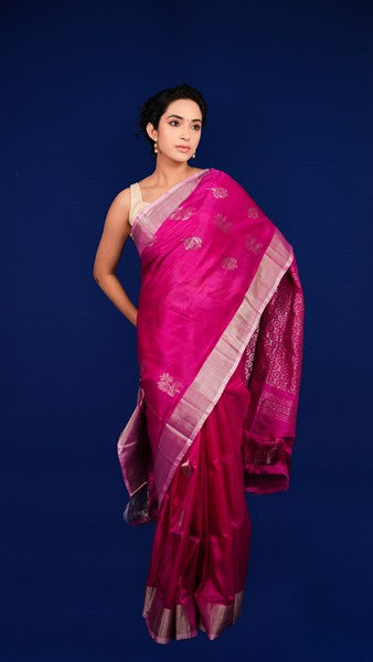 Uppada Pattu  Fuchsia Pink