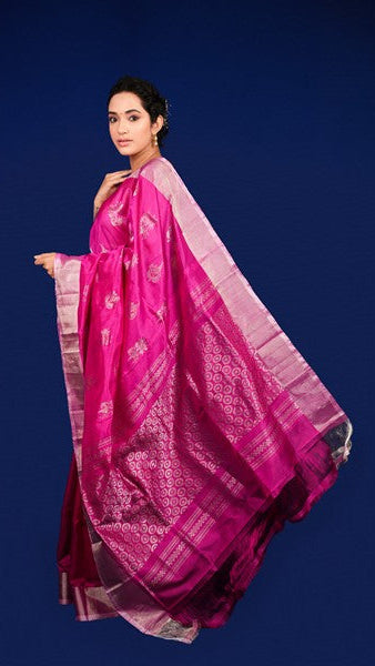 Uppada Pattu  Fuchsia Pink